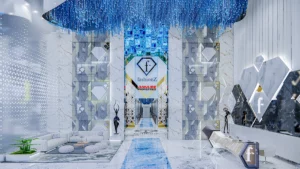 Lobby area of Fashionz by Danube – Dubai’s first FashionTV branded tower